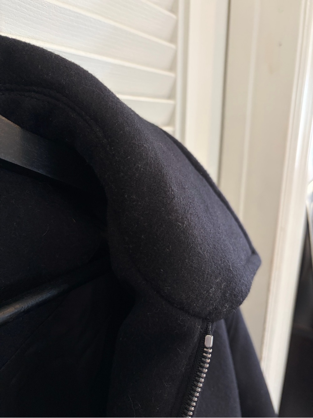 Acne Studios Black Zip-Front Bomber Jacket - Picture 6 of 11